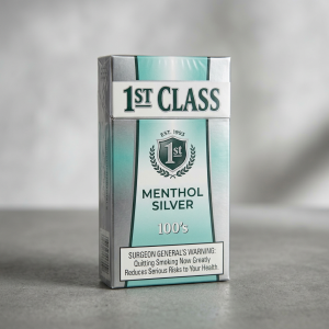 buy 1st Class Menthol Silver 100s Box of 10 packs
