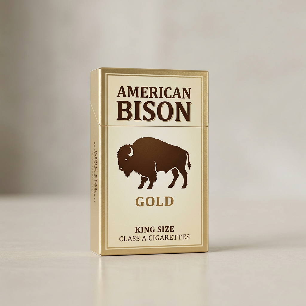 American Bison Gold King Box of 10 packs