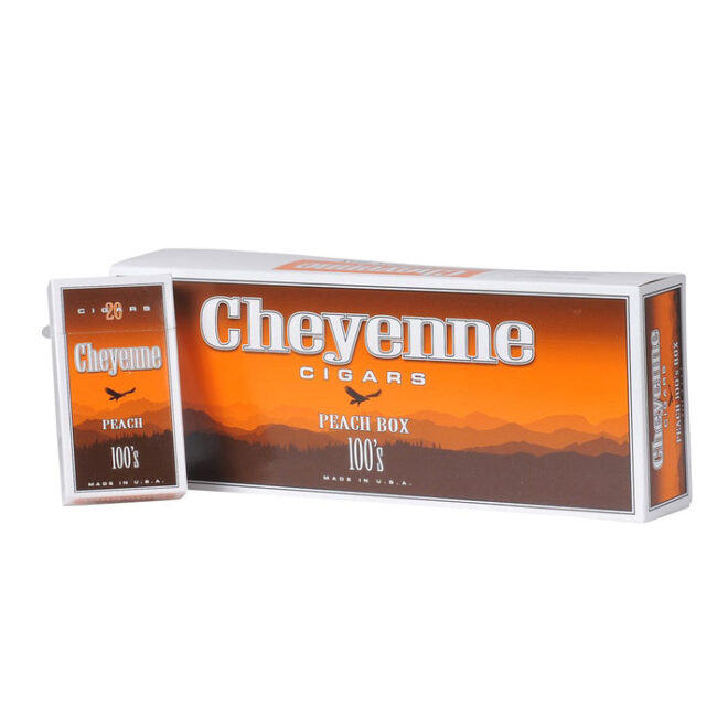 Cheyenne Peach Box of 10 Packs Hello Cigarettes